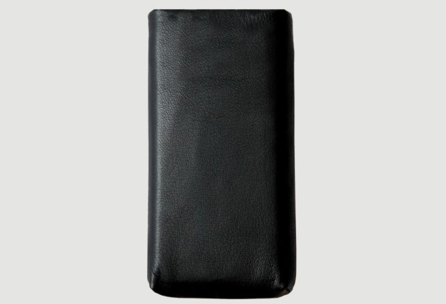 iPhone 5 Tasche Lammleder schwarz