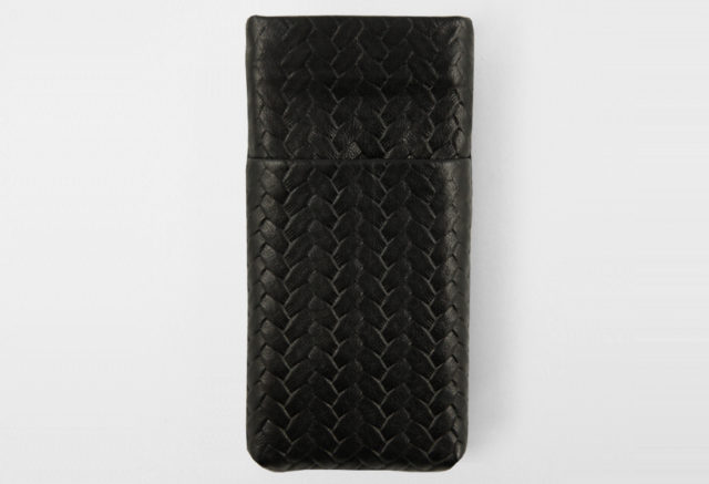 iPhone Card Case black geflochten Braid