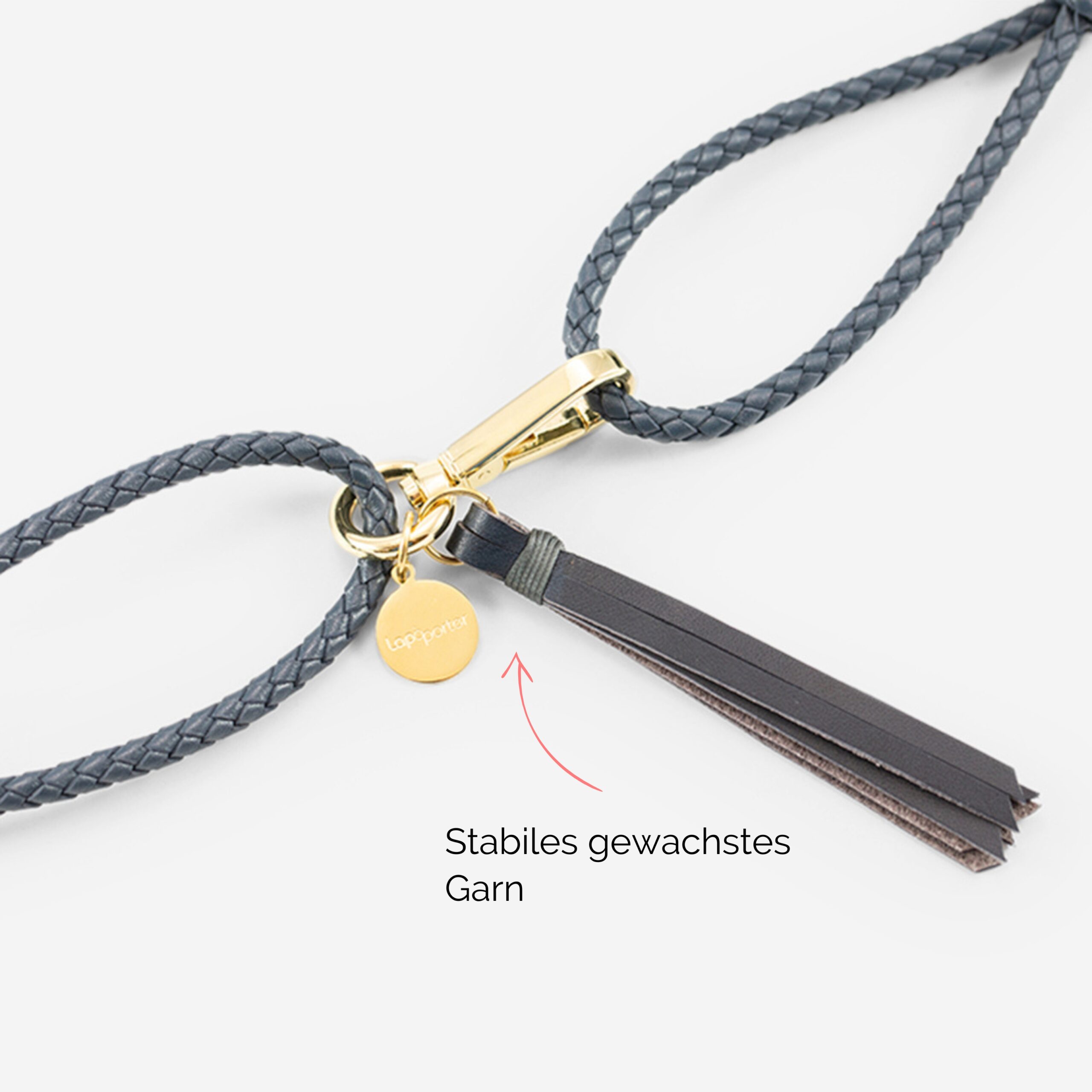 Niki Quaste aus echtem Leder Handyketten Zubehör Lapàporter