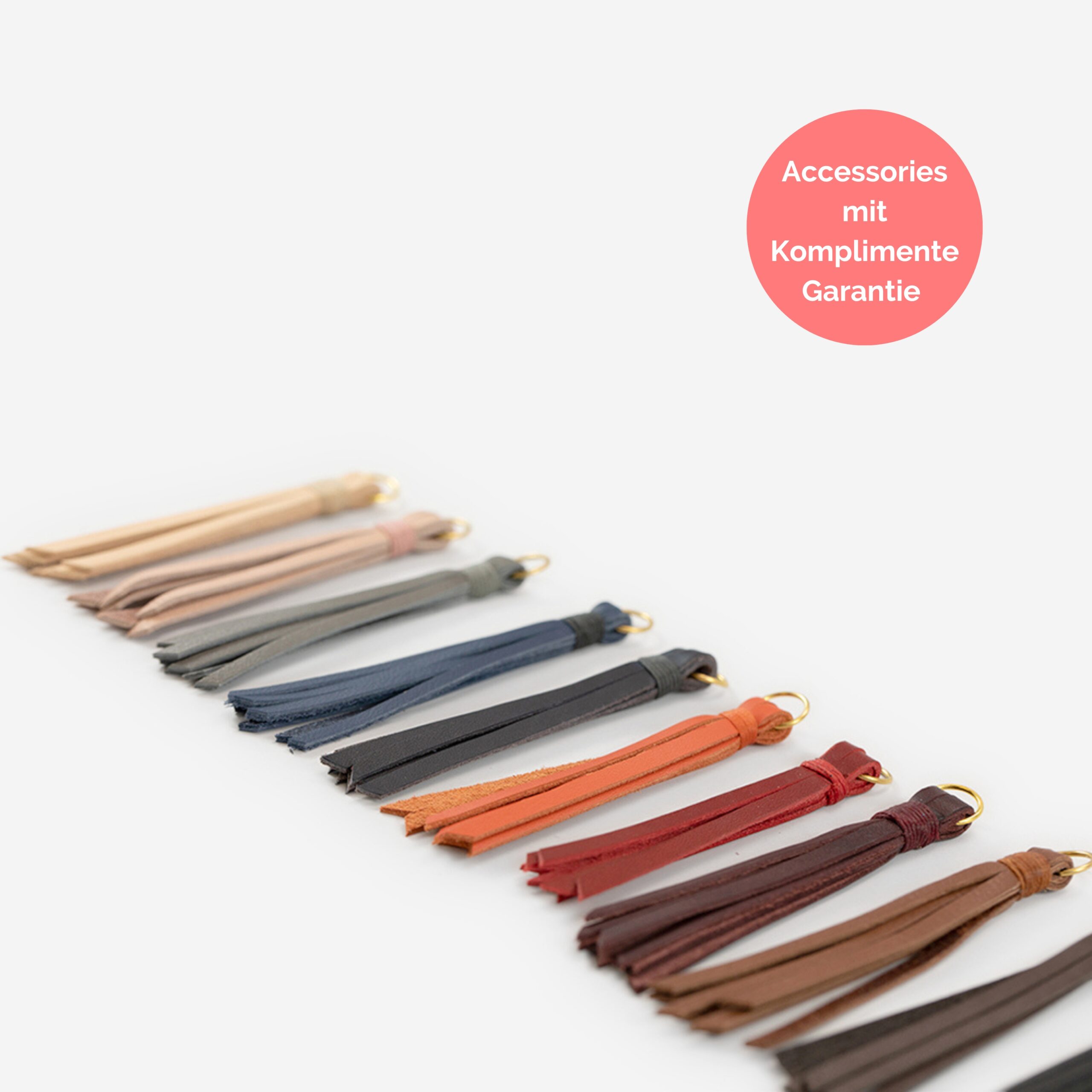 Niki Quaste aus echtem Leder Handyketten Zubehör Lapàporter