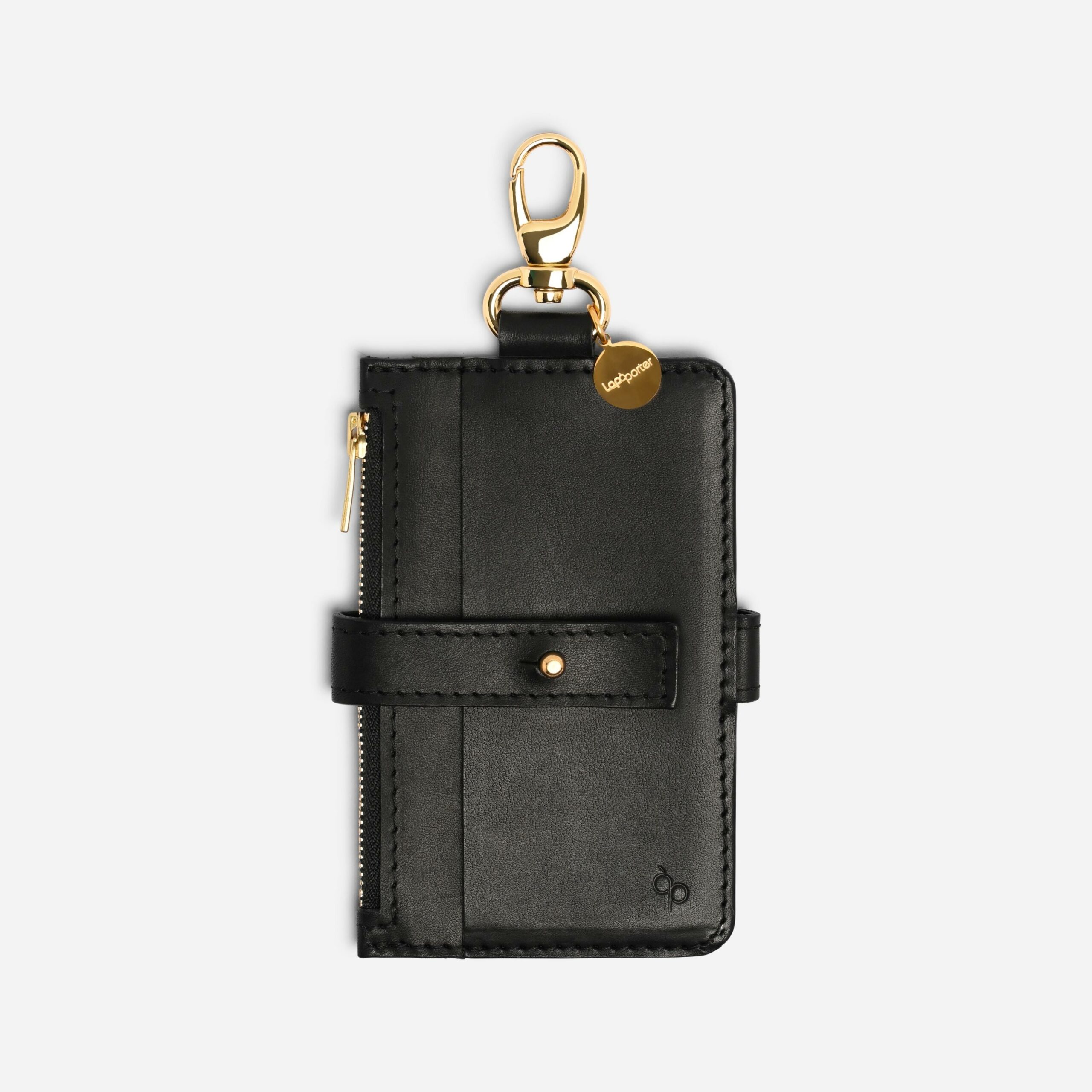 Pina Portemonnaie mit Karabiner zum anhängen in schwarz Lapàporter