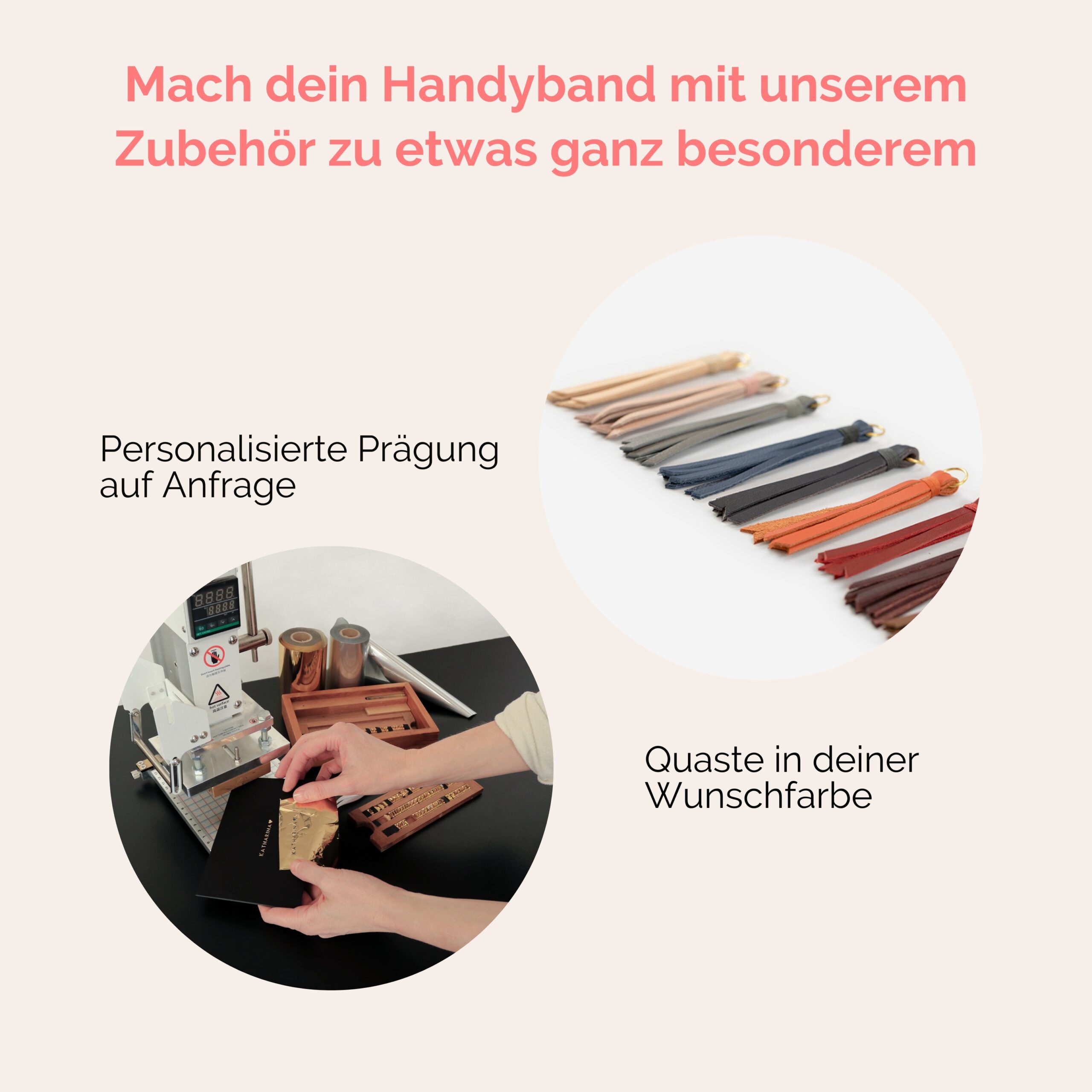 Handyhülle mit breitem Lederriemen Paula in schwarz