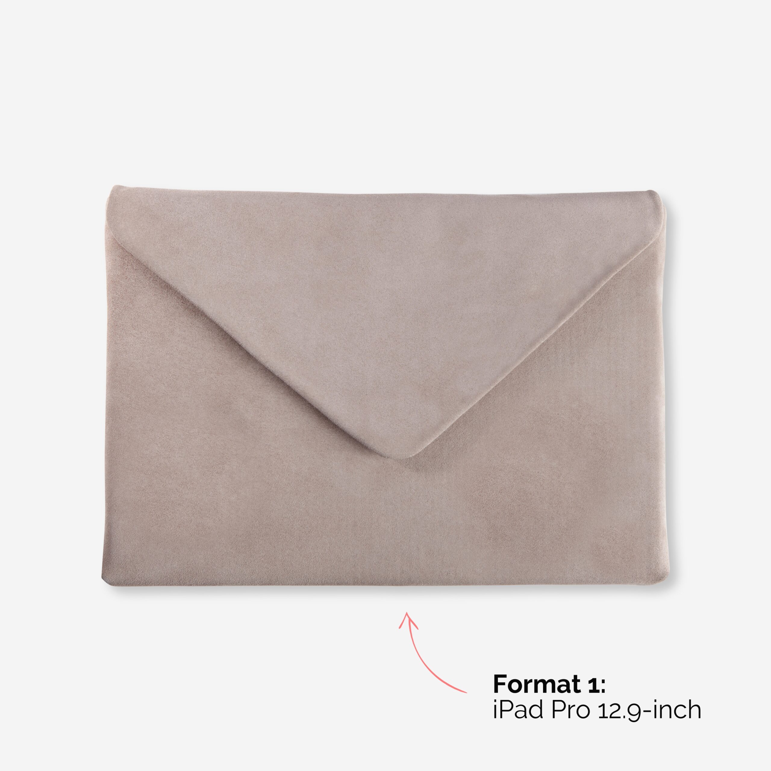 Audrey iPad Tasche aus echtem Leder Lapàporter in sand