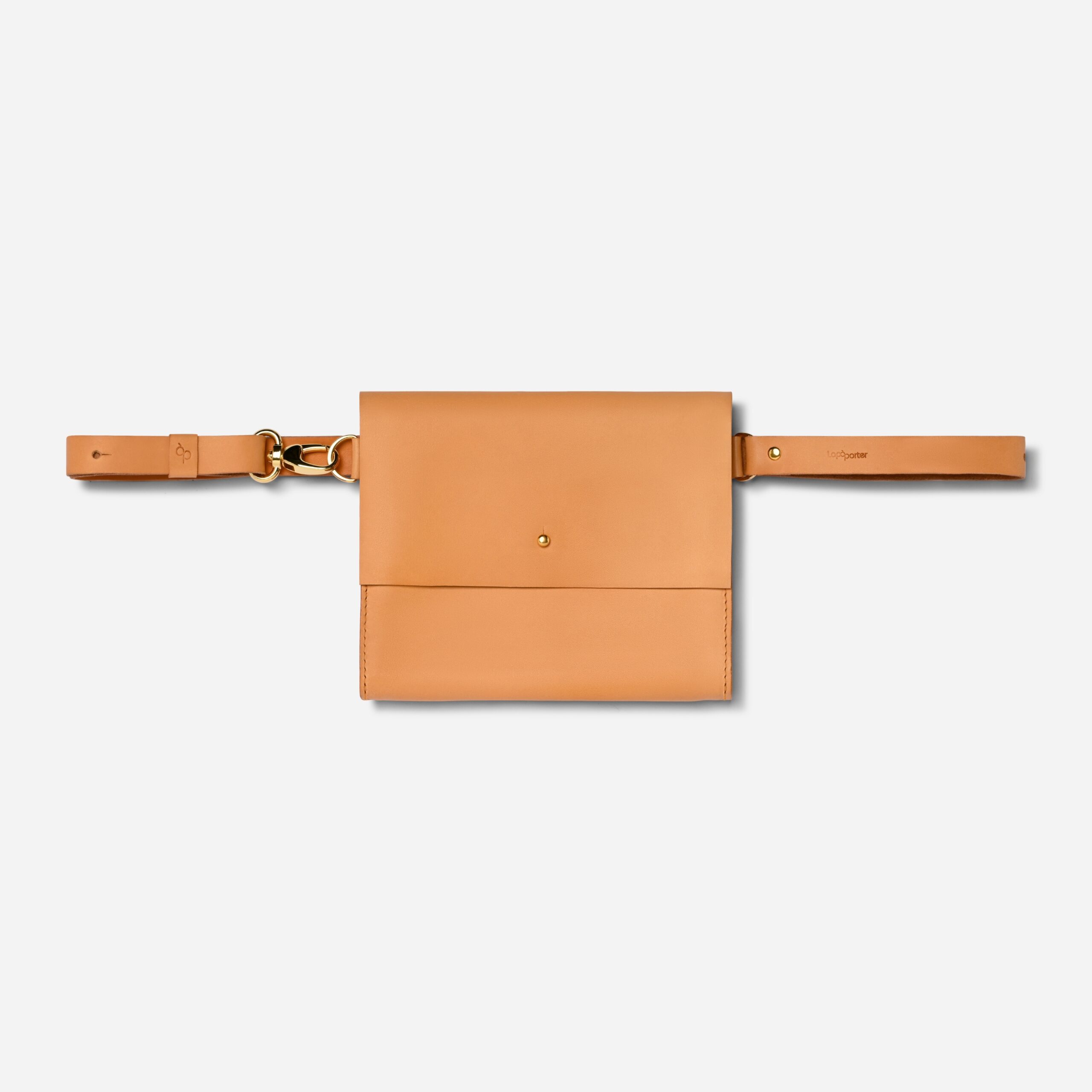 Bauchtasche für Damen aus Leder Camille in natur