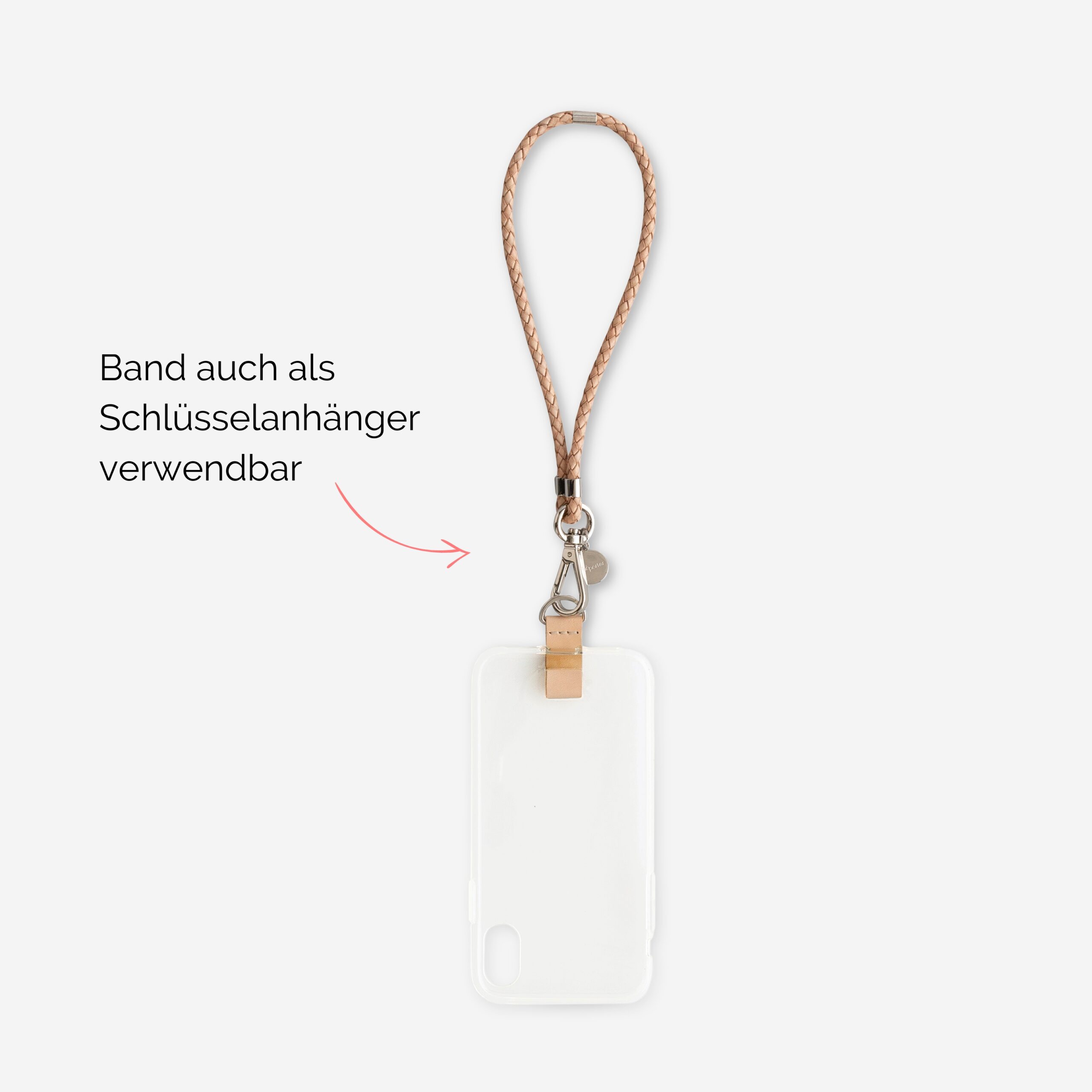 Handyhülle Handschlaufe Leder Frieda Lapàporter