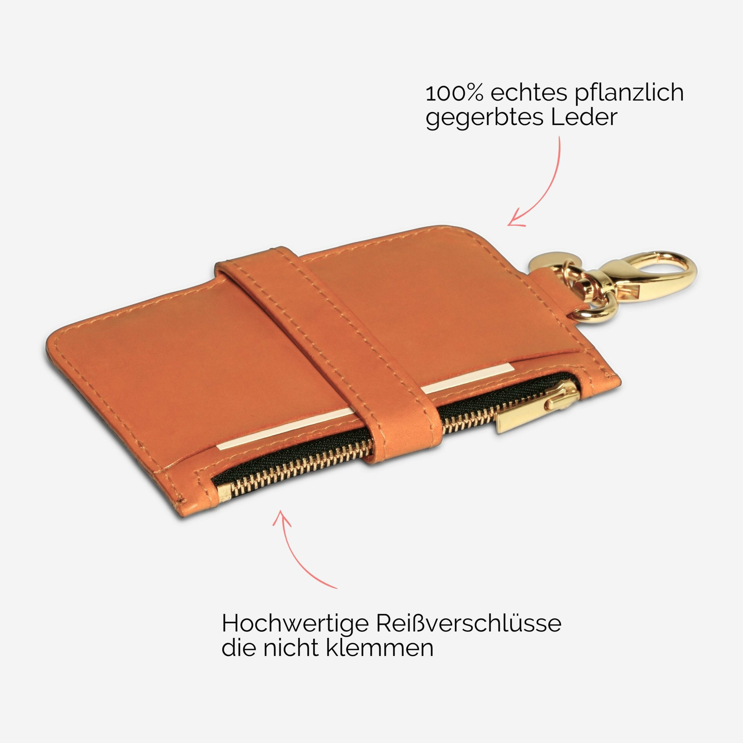 Pina Portemonnaie mit Karabiner zum anhängen Honig Lapàporter