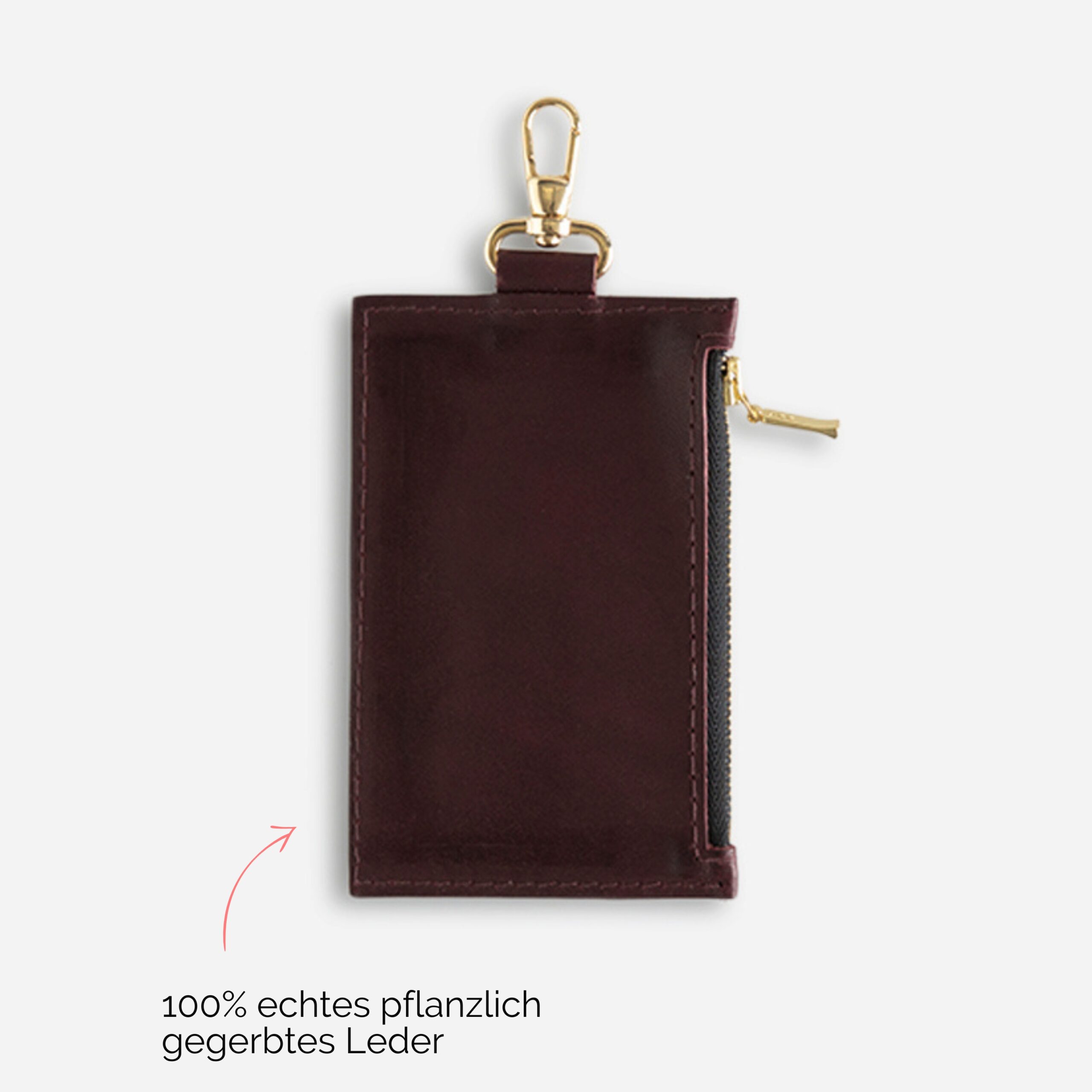 Portemonnaie für Handykette Viki in bordeaux