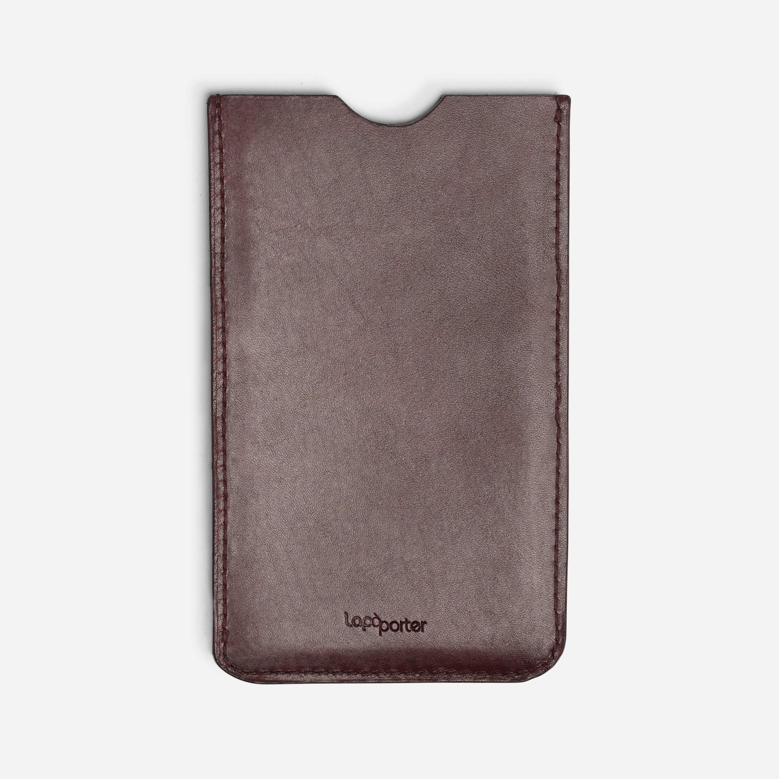 Leder iPhone Hülle Lapàporter in bordeaux