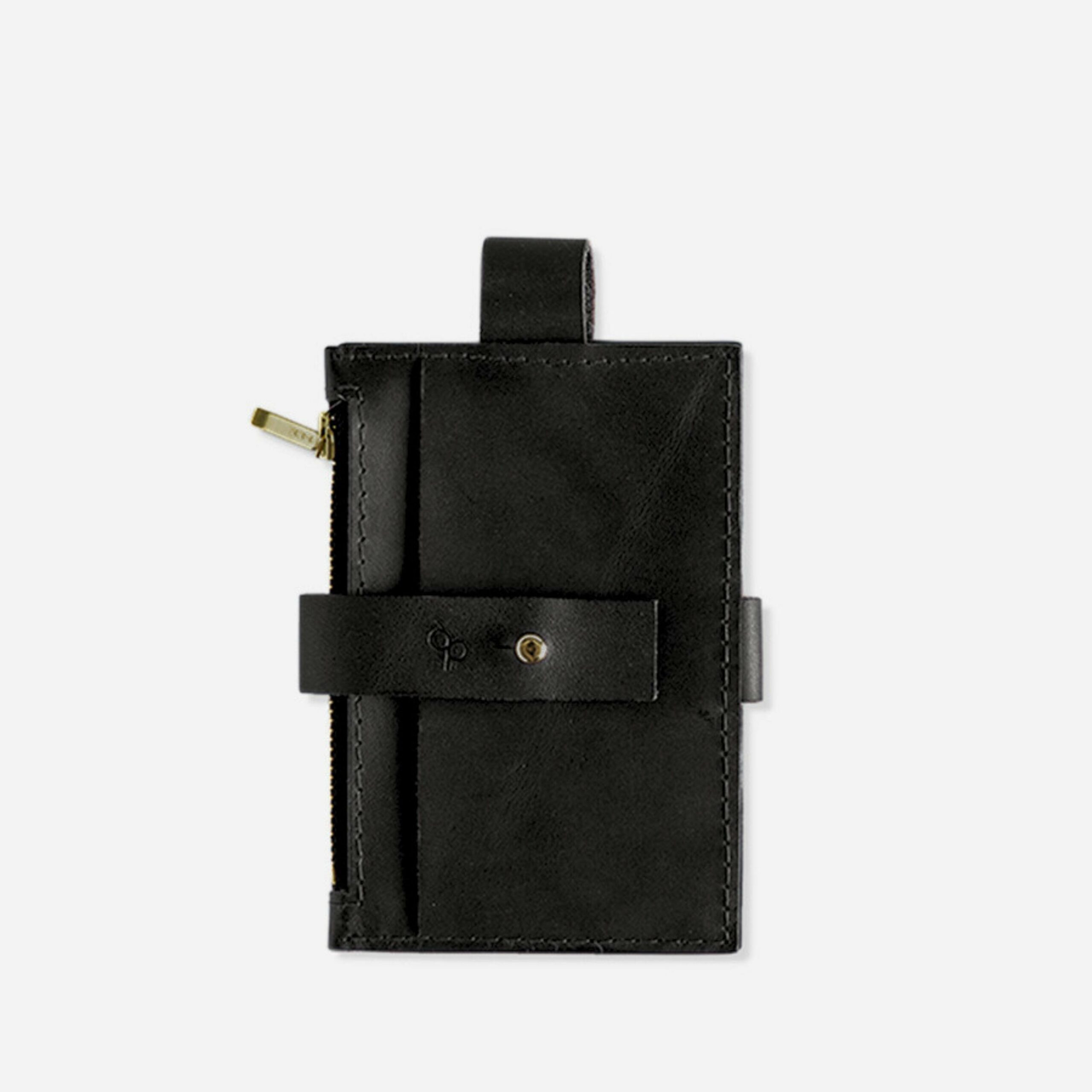 Anna Portemonnaie zum anhängen Lapàporter in schwarz