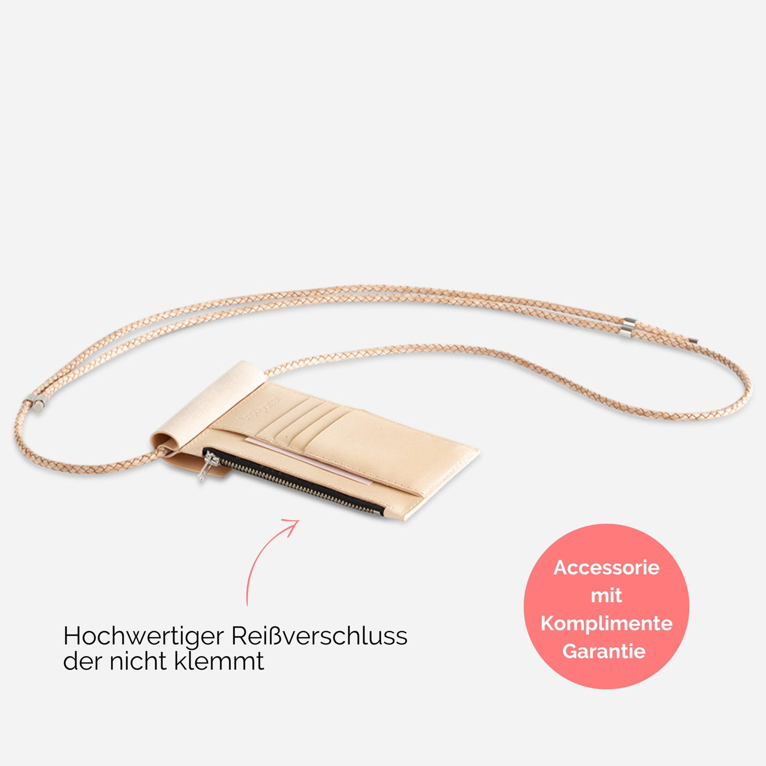 Astrid Brustbeutel aus echtem Leder Lapàporter in natur