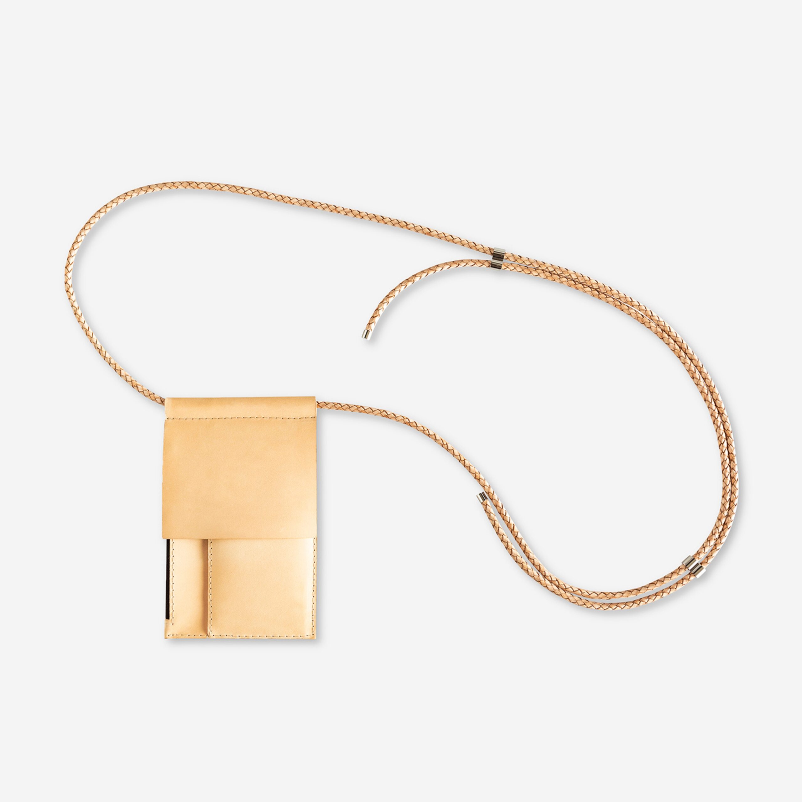 Astrid Brustbeutel aus echtem Leder Lapàporter in natur