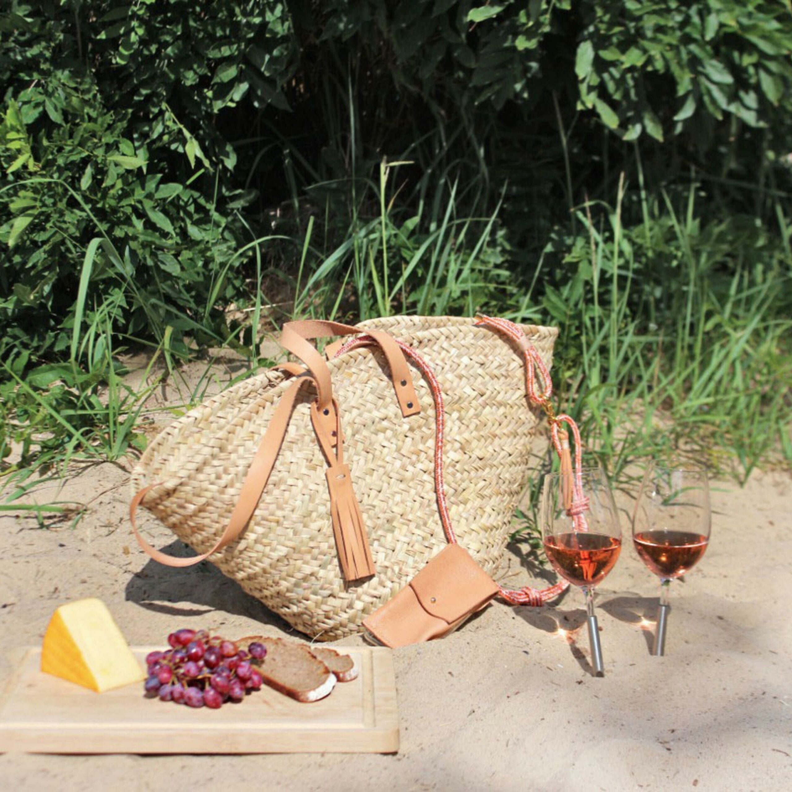 Sina Korbtasche in natur Lapàporter