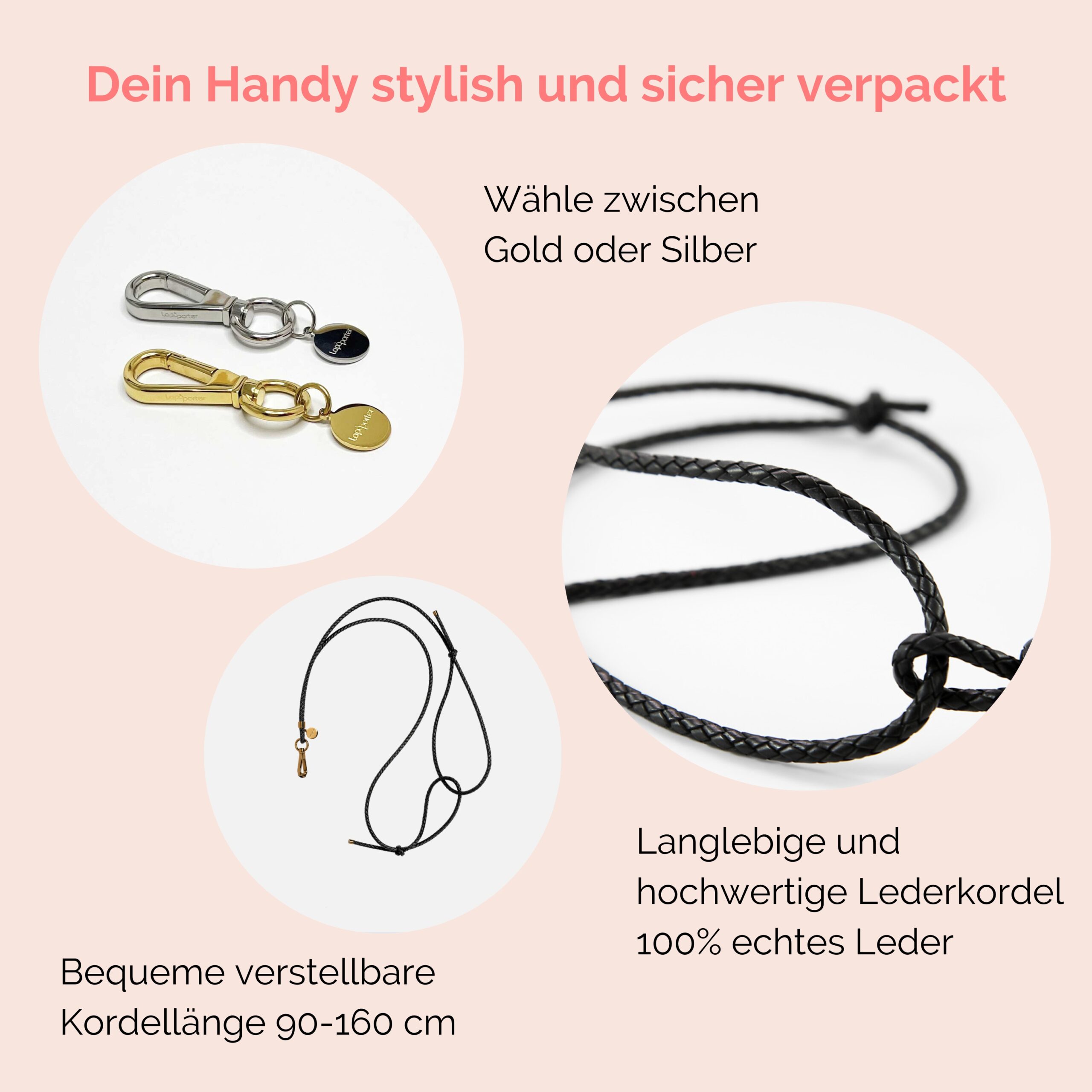 handykette universal passt für alle smartphones