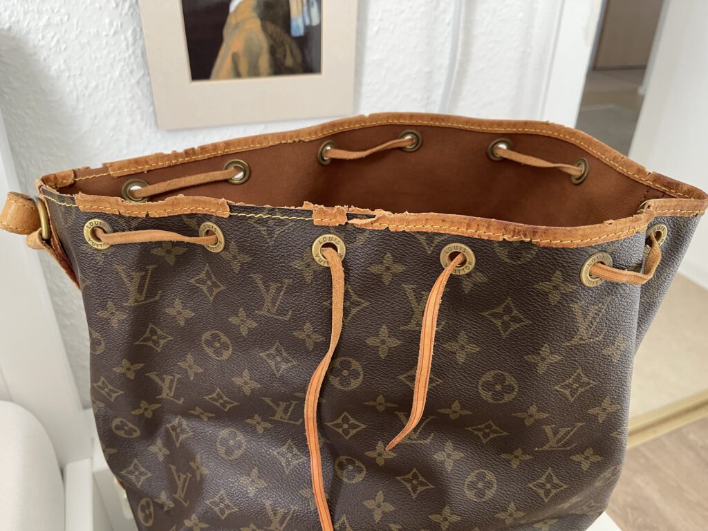 Tasche Louis Vuitton Noé Reparatur