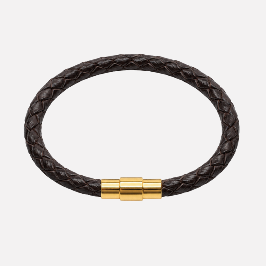 Damen-Lederarmband-geflochten