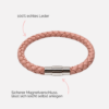 Damen-Lederarmband-geflochten