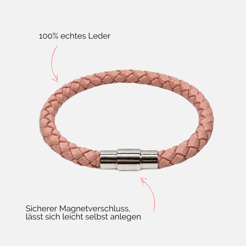 Damen-Lederarmband-geflochten