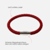 Damen-Lederarmband-geflochten