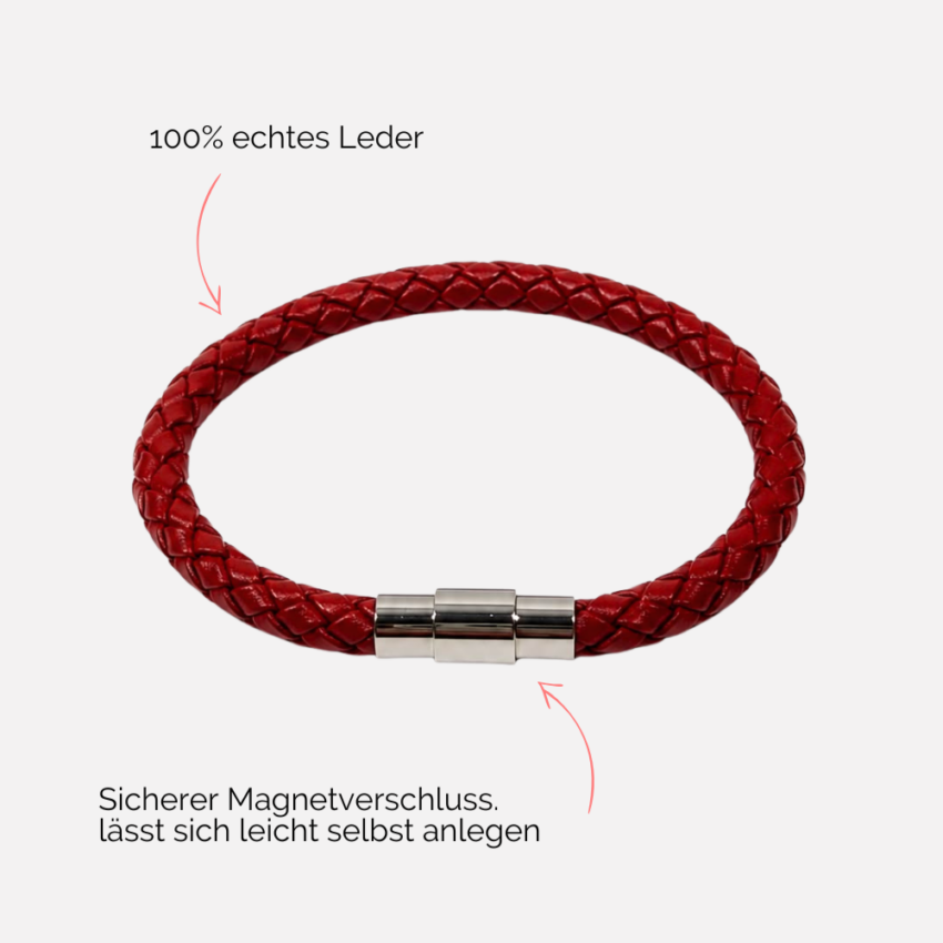 Damen-Lederarmband-geflochten