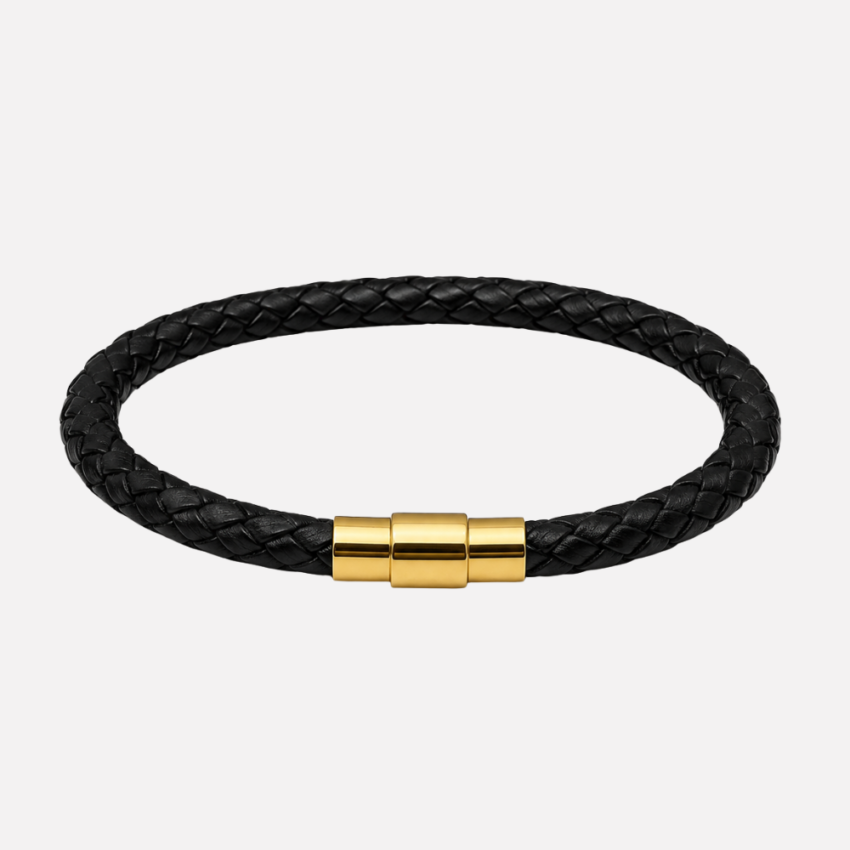 Damen-Lederarmband-geflochten