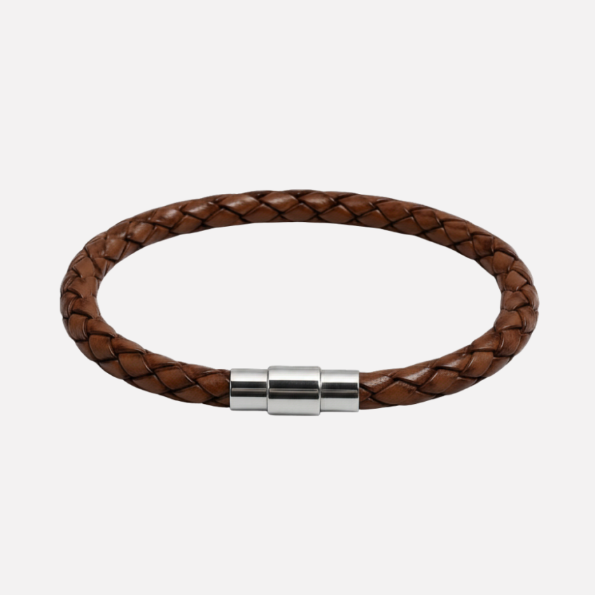 Herren Lederarmband braun