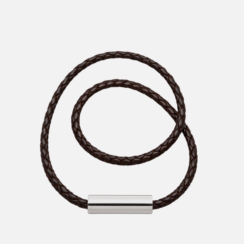 Lederarmband für Damen zum Wickeln braun