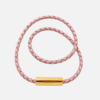 Lederarmband für Damen zum Wickeln rosa