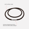 Lederarmband Damen, Wickelarmband braun